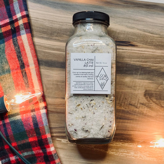 Vanilla Chai Latte Salt Soak